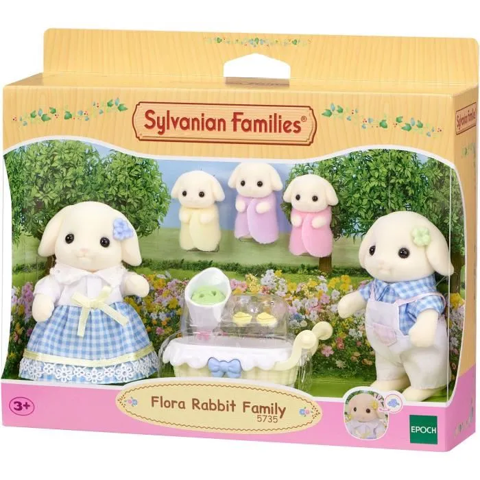 Sylvanian Families SYL1710445002726 Familia de los Conejos Aries Familias Sylnanian