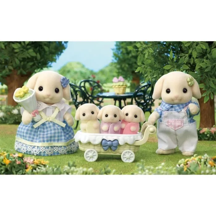 Sylvanian Families SYL1710445002726 Familia de los Conejos Aries Familias Sylnanian