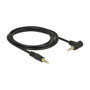 DeLOCK Cable de audio 3,5 mm M/M de 2 m, negro