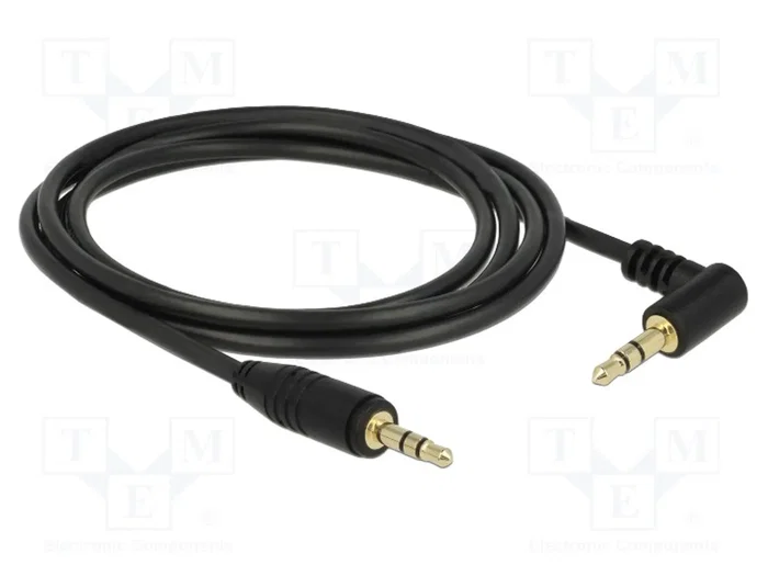 DeLOCK Cable de audio 3,5 mm macho a macho 2 m negro DeLOCK Cable de audio 3,5 mm macho a macho 2 m negro