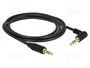 DeLOCK Cable de audio 3,5 mm macho a macho 2 m negro