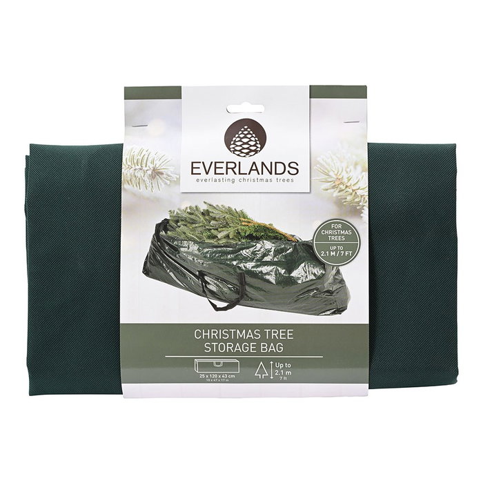 Everlands Bolsa para almacenar el árbol de navidad 25 x 43 x 120 cm