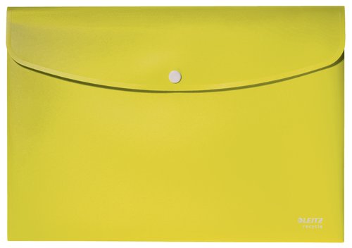 Leitz Sobre de Polipropileno Recycle Amarillo A4 con Broche