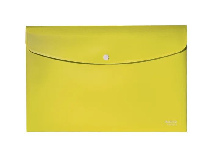 Leitz Sobre de Polipropileno Recycle Amarillo A4 con Broche