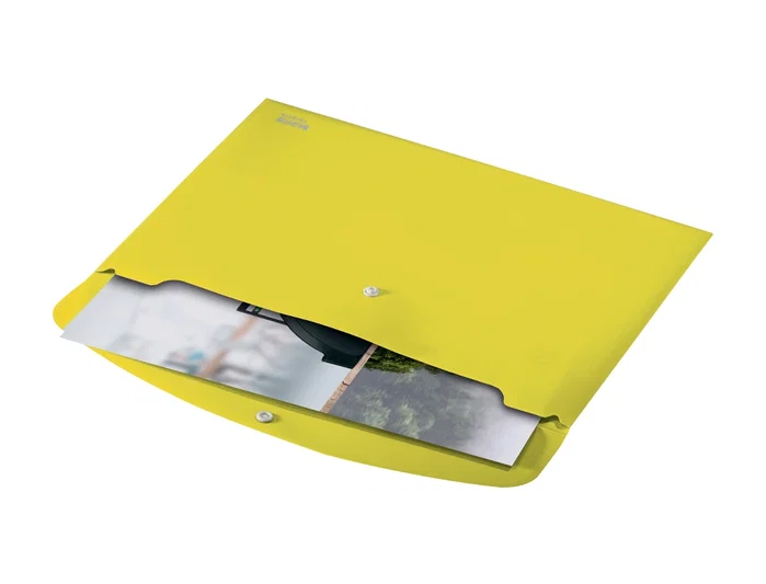 Leitz Sobre de Polipropileno Recycle Amarillo A4 con Broche