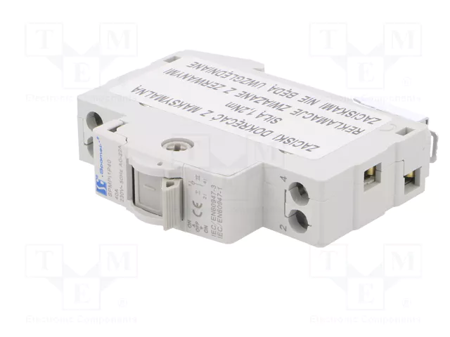 SPAMEL Interruptor de red-generador 40A 240/415VAC 1 Polo
