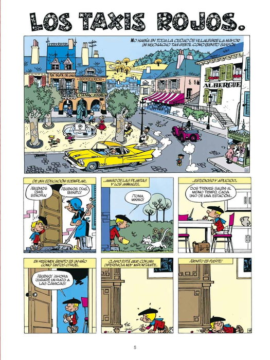 Tebeos Dolmen Editorial S.L. Benito Sansón 01. Los taxis rojos - La señora Adolfina