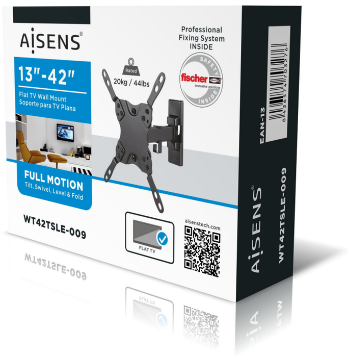 Aisens Soporte de Pared WT42TSLE-009 para TV/Monitor de 13-42 pulgadas Aisens Soporte de Pared WT42TSLE-009 para TV/Monitor de 13-42 pulgadas
