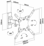 Aisens Soporte de Pared WT42TSLE-009 para TV/Monitor de 13-42 pulgadas