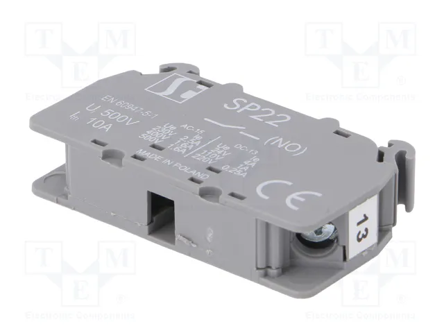 SPAMEL Bloques de contactos SP22 de 22mm para placa frontal SPAMEL Bloques de contactos SP22 de 22mm para placa frontal