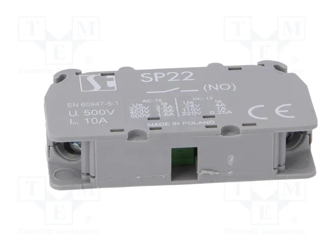 SPAMEL Bloques de contactos SP22 de 22mm para placa frontal SPAMEL Bloques de contactos SP22 de 22mm para placa frontal