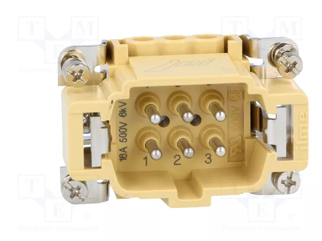 ILME Conector HDC macho JEI 6 pines