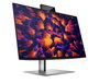 HP Z24m G3 Monitor 60,5 cm (23,8 Pulgadas) QHD USB-C 100W HDR 90 Hz con Webcam 5 MP, Altavoces y Micrófono Integrados - Pantalla sin Bordes para Conferencias y Creatividad