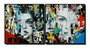 DKD Home Decor Cuadro Lienzo Mujer Abstracto Surtido de 2