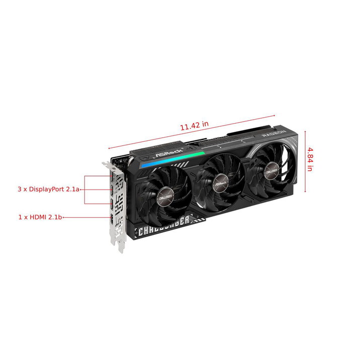 ASRock Radeon RX 9070 XT Challenger 16GB GDDR6