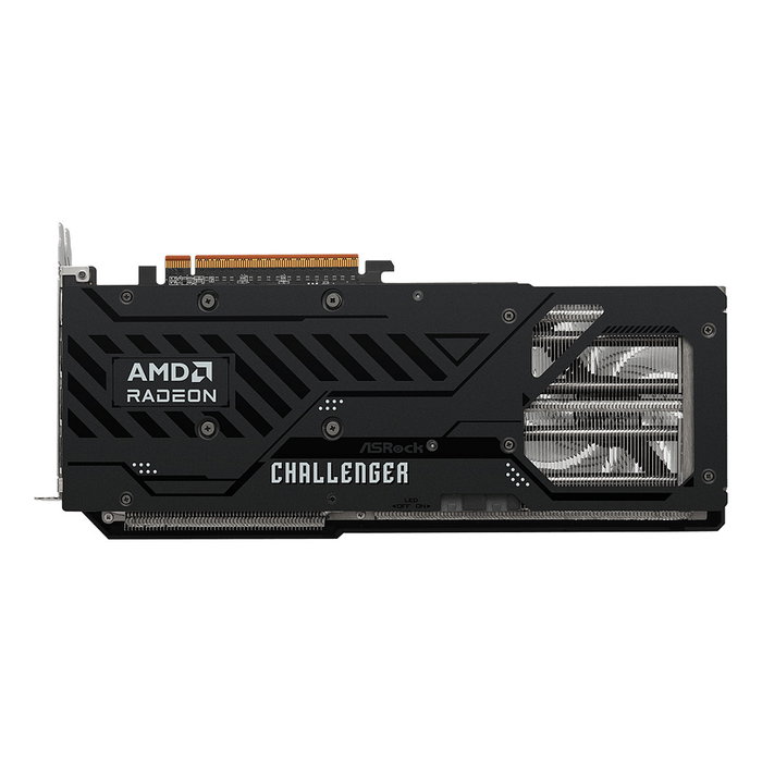ASRock Radeon RX 9070 XT Challenger 16GB GDDR6 256-bit Tarjeta Gráfica PCI Express 5.0 con 3 Ventiladores y Iluminación