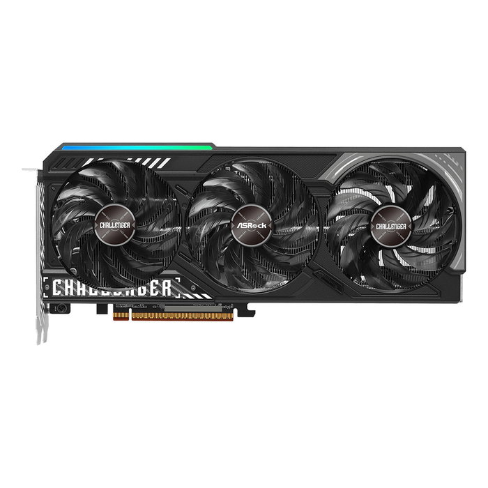 ASRock Radeon RX 9070 XT Challenger 16GB GDDR6 256-bit Tarjeta Gráfica PCI Express 5.0 con 3 Ventiladores y Iluminación