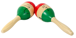 Maracas Ritmo de Madera 7 cm