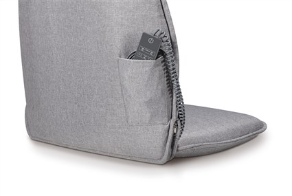 Beurer MG-330 Asiento Masaje Shiatsu Gris de Cuatro Cabezales para Aliviar Tensiones