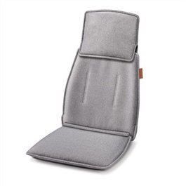 Beurer MG-330 Asiento Masaje Shiatsu Gris de Cuatro Cabezales para Aliviar Tensiones