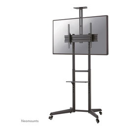 Neomounts FL50-550BL1 Soporte de suelo para TV 37-70 pulgadas, Negro, Capacidad 50 kg, Acero, Ruedas, Ajuste de altura manual