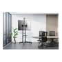 Neomounts FL50-550BL1 Soporte de suelo para TV 37-70 pulgadas, Negro, Capacidad 50 kg, Acero, Ruedas, Ajuste de altura manual