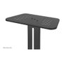 Neomounts FL50-550BL1 Soporte de suelo para TV 37-70 pulgadas, Negro, Capacidad 50 kg, Acero, Ruedas, Ajuste de altura manual