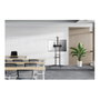 Neomounts FL50-550BL1 Soporte de suelo para TV 37-70 pulgadas, Negro, Capacidad 50 kg, Acero, Ruedas, Ajuste de altura manual