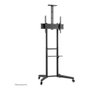 Neomounts FL50-550BL1 Soporte de suelo para TV 37-70 pulgadas, Negro, Capacidad 50 kg, Acero, Ruedas, Ajuste de altura manual