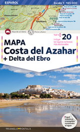 Costa del Azahar + Delta del Ebro, mapa, VV.AA. - TRIANGLE POSTALS