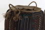 DKD Home Decor Cesta de Fibra y Algodón Multicolor, Pack de 2
