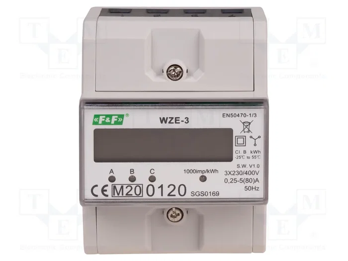 F&F Controlador para raíl DIN OC IP20