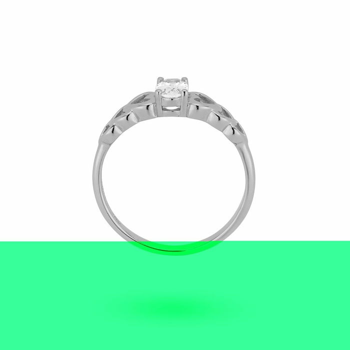 Anillo Mujer 24KAE 124141S/54 Plateado 14