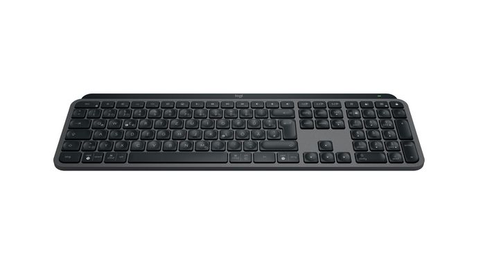 Logitech MX Keys S Teclado Inalámbrico Iluminado Avanzado, Teclas Esféricas, Retroiluminación Inteligente, Carga USB-C, Multi-OS y Dispositivos, Ergonómico