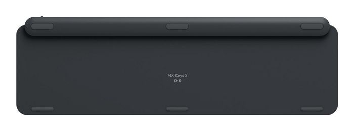 Logitech MX Keys S Teclado Inalámbrico Iluminado Avanzado, Teclas Esféricas, Retroiluminación Inteligente, Carga USB-C, Multi-OS y Dispositivos, Ergonómico