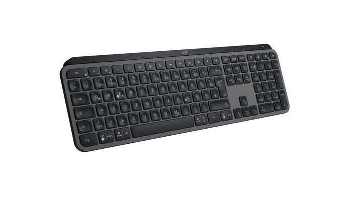 Logitech MX Keys S Teclado Inalámbrico Iluminado Avanzado, Teclas Esféricas, Retroiluminación Inteligente, Carga USB-C, Multi-OS y Dispositivos, Ergonómico