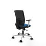 PIQUERAS Y CRESPO Silla de oficina Yunquera Azul claro con mecanismo Sincro
