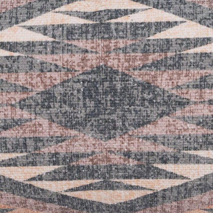 Ixia Cojín Decorativo Gris-Rosa 30 x 60 cm