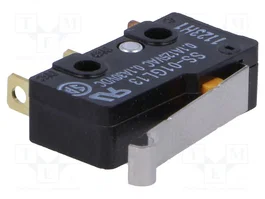 Aratas (Formerly Omron Components) Microconmutador SNAP ACTION SPDT SS-01GL13 con palanca