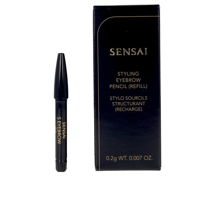 Sensai Styling Eyebrow Pencil Recambio #01 Dark Brown 0.2 gr - Lápiz de Cejas Natural