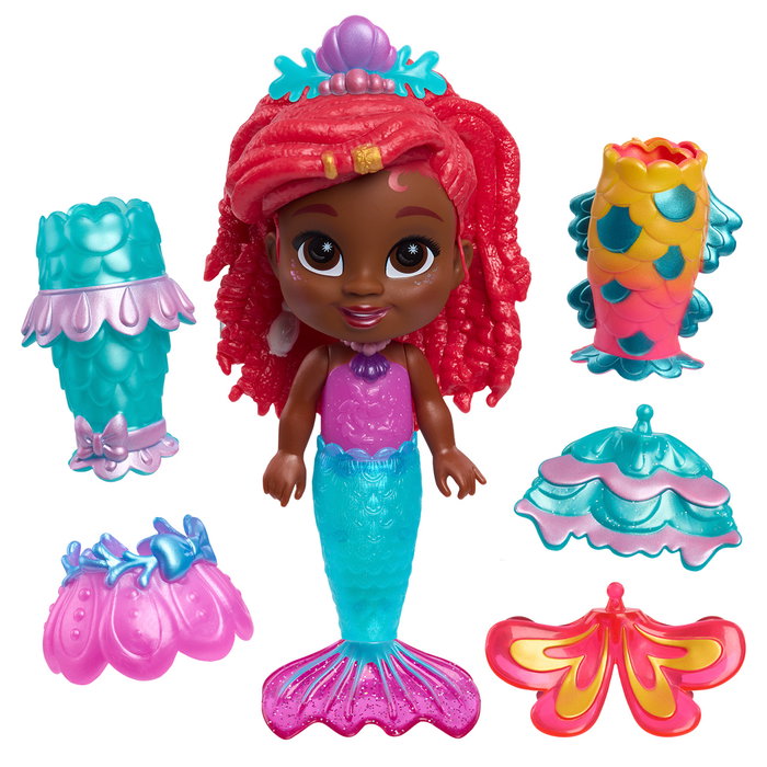 Just Play Muñeca Ariel Junior Pop Tail Disney Sirena con Accesorios y 2 Colas Moldeables Just Play Muñeca Ariel Junior Pop Tail Disney Sirena con Accesorios y 2 Colas Moldeables