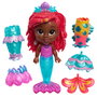 Just Play Muñeca Ariel Junior Pop Tail Disney Sirena con Accesorios y 2 Colas Moldeables