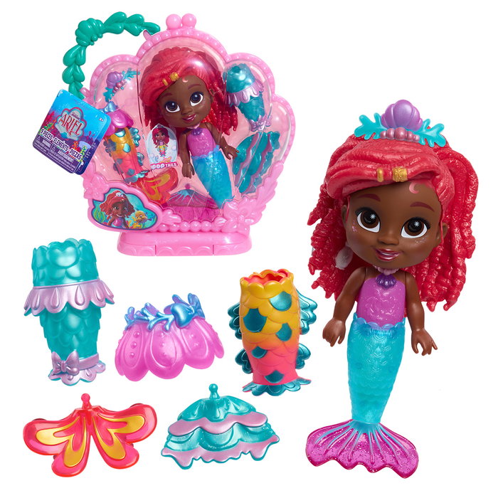 Just Play Muñeca Ariel Junior Pop Tail Disney Sirena con Accesorios y 2 Colas Moldeables Just Play Muñeca Ariel Junior Pop Tail Disney Sirena con Accesorios y 2 Colas Moldeables