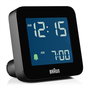 Braun BC-09-B Reloj Despertador Digital Negro con Snooze Pantalla LCD Retroiluminada