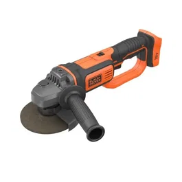 Black & Decker BCG720N - Amoladora Angular 125mm 18V, 8600 RPM, con Batería, Color Negro/Naranja