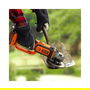Black & Decker BCG720N - Amoladora Angular 125mm 18V, 8600 RPM, con Batería, Color Negro/Naranja