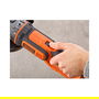 Black & Decker BCG720N - Amoladora Angular 125mm 18V, 8600 RPM, con Batería, Color Negro/Naranja
