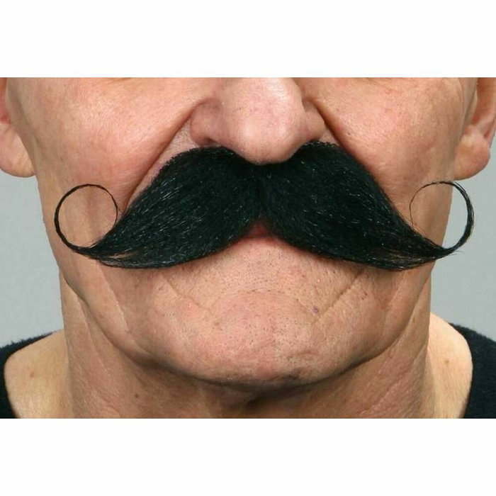 My Other Me Bigote negro talla única