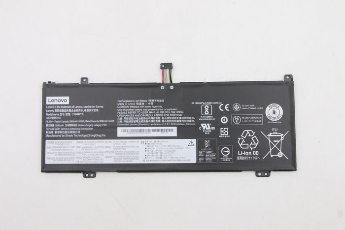 Lenovo Batería de Iones de Litio 45Wh 15,36V para ThinkBook 13S-IML y 14S-IML Lenovo Batería de Iones de Litio 45Wh 15,36V para ThinkBook 13S-IML y 14S-IML