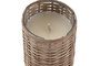 DKD Home Decor Vela de Cera de Soja con Detalle de Ratán, 370 g
